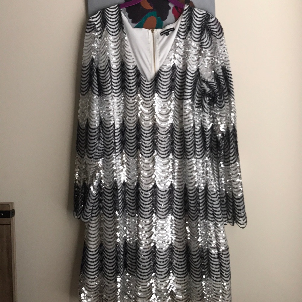 Charlotte Russe Scalloped Sequin Dress